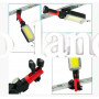 Фонарь аккумуляторный Worklight ZJ-8859 COB с магнитом и крючком для подвешивания черный